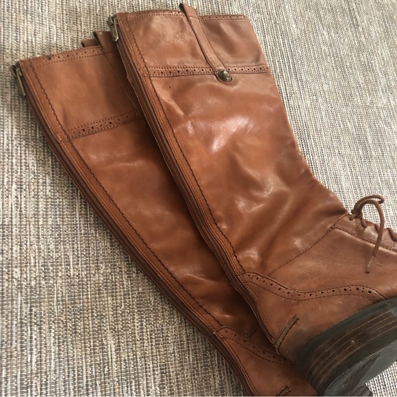 Sam Edelman Perron women Sz 9 wingtip lace riding boots brown very soft … - Picture 8 of 8